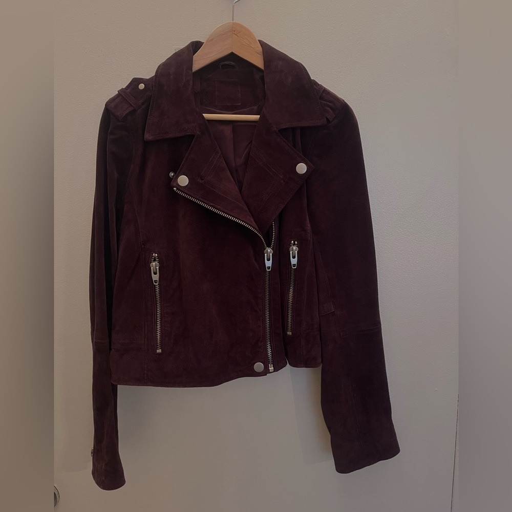 Suede Biker Jacket